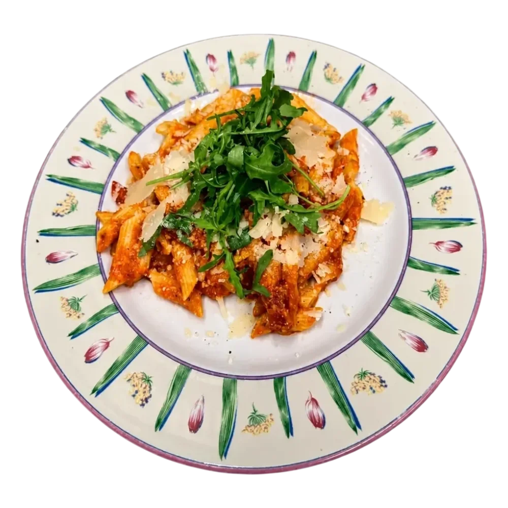 Pennes aux tomates et mozzarella